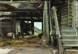 The Farmyard — Konstantin Yakovlevich Kryzhitsky