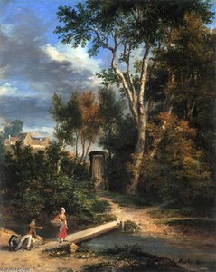 Riverside Scene — Карой Марко Старший