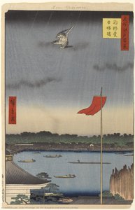 62 (55) Komakata Hall And Azuma Bridge — Ando Hiroşige