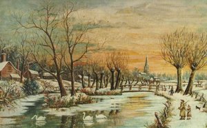 The Mill Pond, Dorking, Surrey — William Boxall
