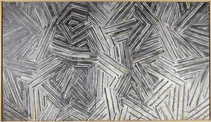 Between The Clock And The Bed — Jasper Johns