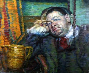 Stout Man With Jug — Evan Walters