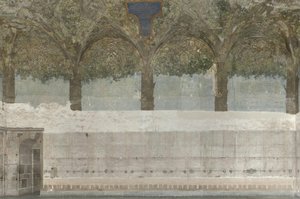 Mur De L'axe, Mur Sud-ouest Pendant Les Travaux De Restauration (2016, En Cours) — Léonard De Vinci
