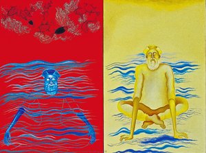 Guru Nanak - Immersion/emergence — Arpana Caur
