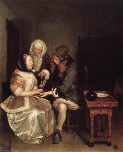 The Glass Of Lemonade — Gerard Ter Borch The Younger