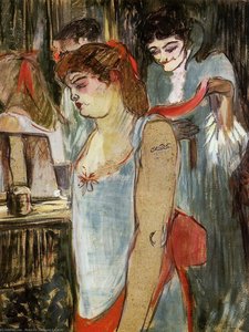 La Mujer Tatuaada — Comte Henri Marie Raymond De Toulouse-lautrec-monfa