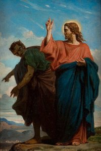 The Temptation Of Christ By The Devil — Félix Joseph Barrias