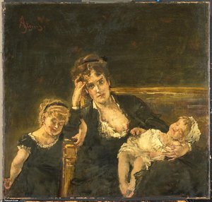 The Widow — Alfred Stevens