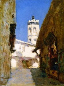The Rue Des Blondeurs In Algiers — ألبرت تشارلز ليبورغ