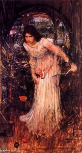 The Lady Of Shalott Study — John William Waterhouse