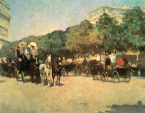 Grand Prix Day (also Known As Le Jour De Grand Prix) — Frederick Childe Hassam