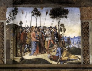 The Last Supper (detail) — Cosimo Rosselli