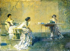 La Jaseur — Thomas Wilmer Dewing