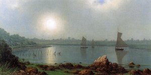 York Harbor, Coast Of Maine — Martin Johnson Heade