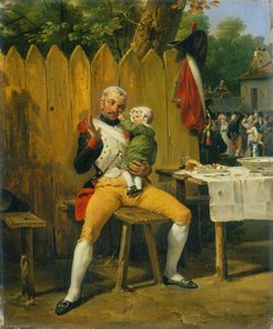 The Veteran At Home — Émile Jean-horace Vernet