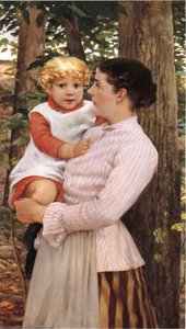 Mother And Child — James Carroll Beckwith