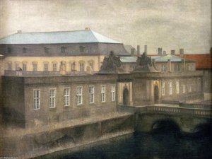 View Of Christiansborg Castle, Late Autumn — Vilhelm (hammershøi)hammershoi