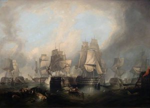 The Battle Of Trafalgar — Clarkson Frederick Stanfield