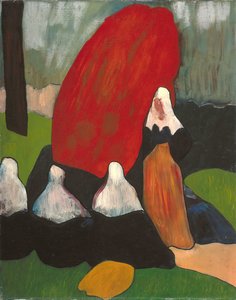 Breton Women With Seaweed — إميل برنار