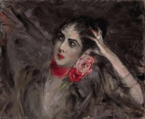 Princes Radziwill With Red Ribbon — Giovanni Boldini