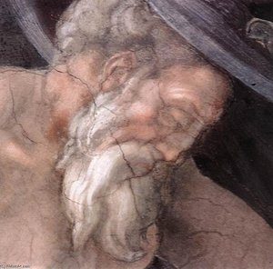 Băutura Lui Noe (detaliu) — Michelangelo Buonarroti