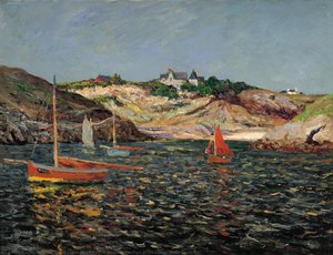 The Heart Of The Port Of Goulphar, Belle-ile En Mer — Maxime Emile Louis Maufra