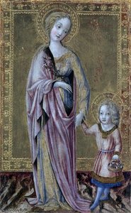 Saint Dorothy And The Infant Christ — Francesco Di Giorgio Martini