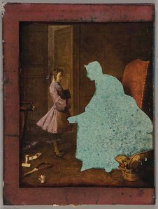 Untitled (interior Genre Painting By Chardin) — Joseph Cornell