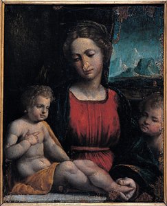 Madonna With The Child And St. John — Garofalo
