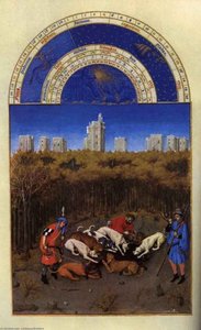 Les Très Riches Heures Du Duc De Berry: Décembre (december) — ლიმბურგის ძმები