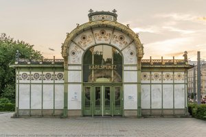 Karlsplatz Pavillion In Vienna, Austria — Otto Koloman Wagner