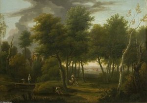 Woody Landscape — George Washington Thomas Lambert