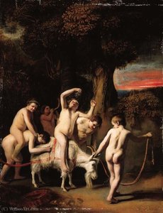 An Infant Bacchanal — Cornelis Bisschop