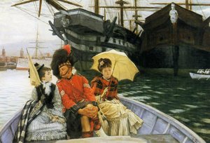 Portsmouth Dockyard (also Known As How Happy I Could Be With Either) — Jacques Joseph Tissot
