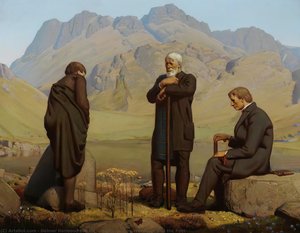 'solitary' (the Wanderer And The Poet) — Delmar Harmood Banner