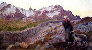 The Two Mothers (also Known As Le Due Madri) — Giovanni Segantini