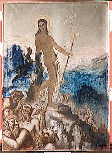 Apollon Et Les Satyres — Gustave Moreau