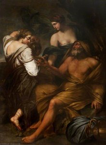 Lot And His Daughters — Johann Karl Loth