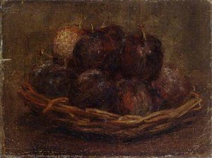 A Basket Of Plums — Henri Fantin-latour