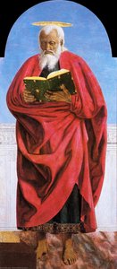 Polyptych Svatého Augustina: Svatý Jan Evangelista — Piero Della Francesca