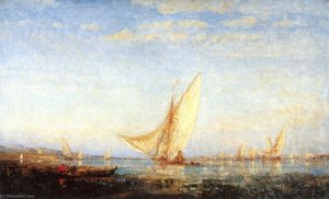Martiques, Le Retour Des Tartanes — Félix François Georges Philibert Ziem
