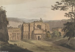 The Bridge At Juonpore, Bengal — Thomas And William Daniell