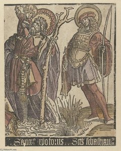 The Saints Sebastian And Christopher — Jacob Cornelisz Van Oostsanen