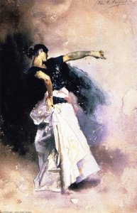 Špansko Plesalka (studija) — John Singer Sargent