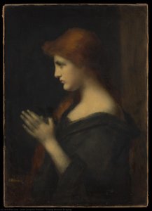 Young Woman Praying — ჟან-ჟაკ ჰენერი