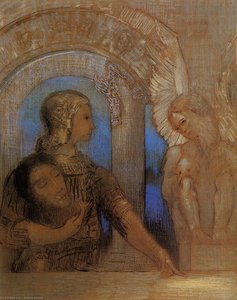 The Mystical Knight (oedipus And The Sphinx) — Odilon Redon