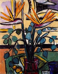 Still Life With Birds Of Paradise — Max Beckmann