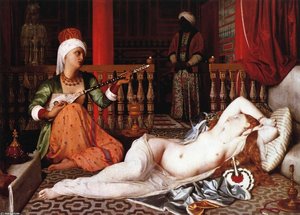 Odalisca Con Schiava Femminile — Jean-auguste-dominique Ingres