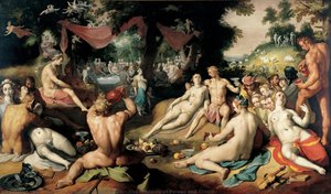 The Wedding Of Peleus And Thetis — Cornelis Van Haarlem