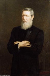 Stafford Henry Northcote 1st Earl Of Iddesleigh By Edwin Longsden Long — Edwin Longsden Long
